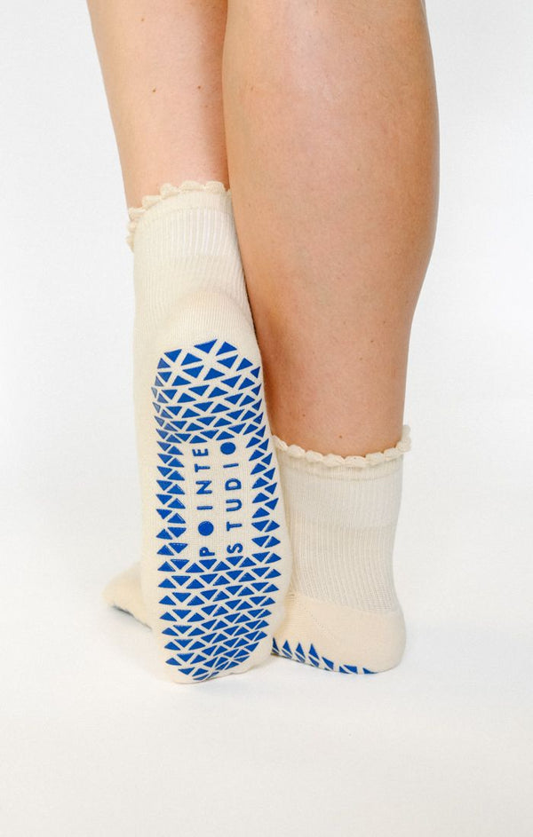 Pointe Studio Happy Ankle Grip Sock - Injinji Performance Shop
