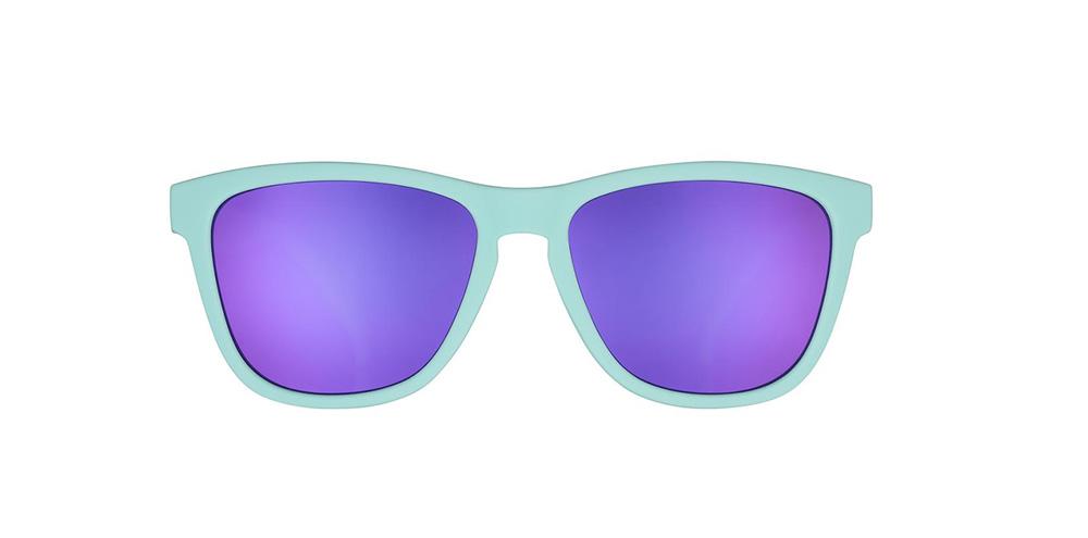Goodr OG Active Sunglasses - Electric Dinotopia Carnival
