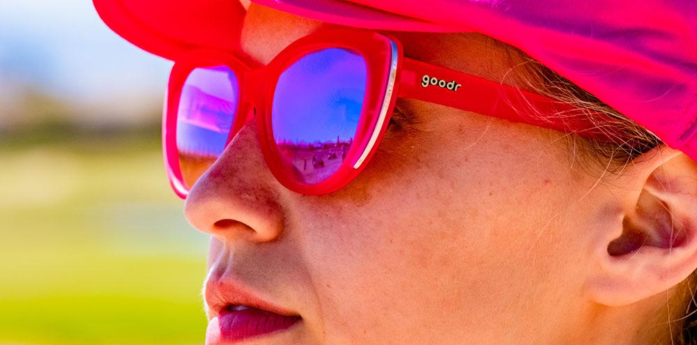 SALE: Goodr Runway Active Sunglasses - Sand Trap Queen
