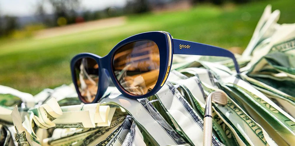 Goodr Runway Active Sunglasses - Mind the Wage Gap Wedge