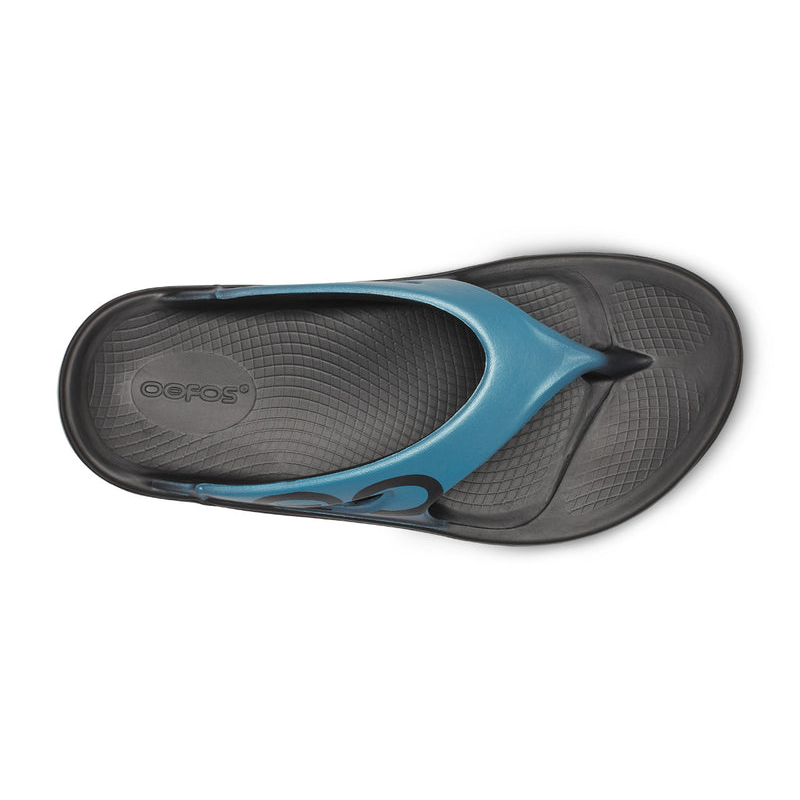 OOFOS Women's OOriginal Sport Thong - Ocean Blue