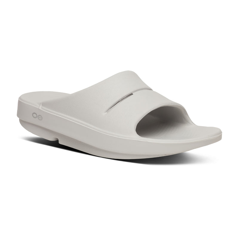 OOFOS Men's OOahh Slide - Moonstone