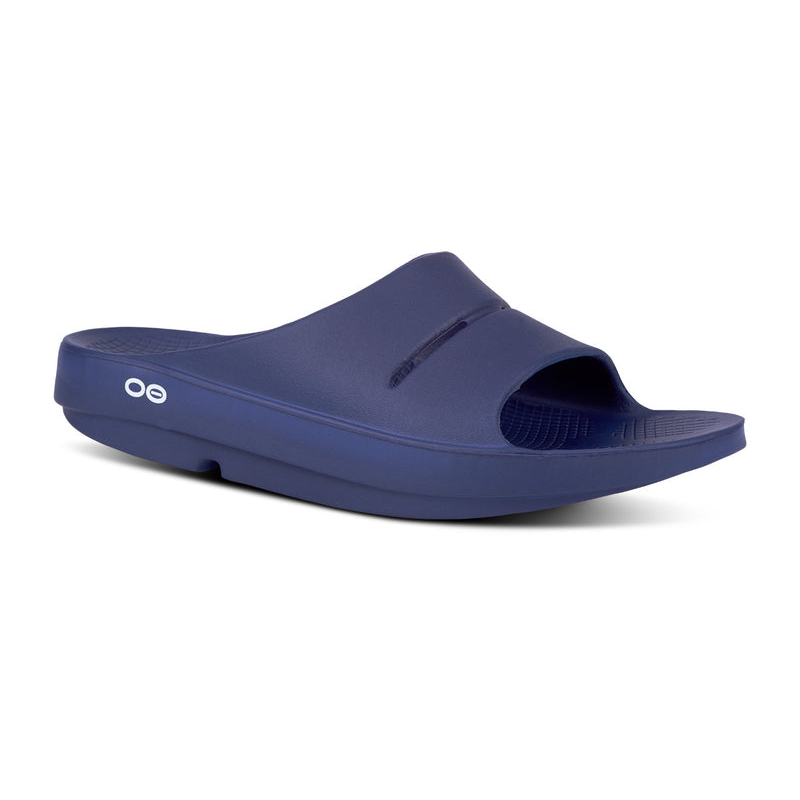 OOFOS Women's OOahh Slide - Navy