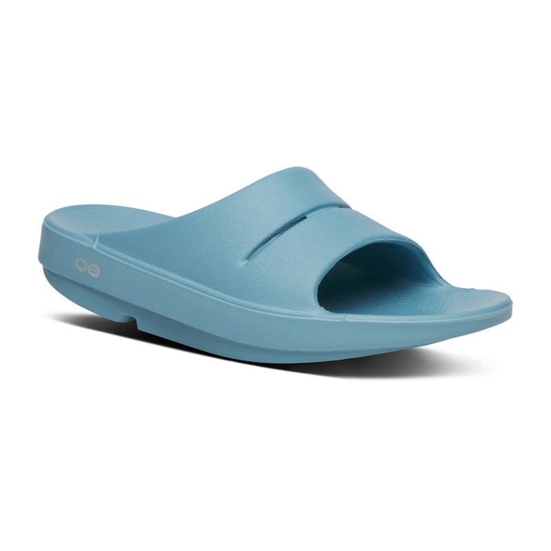 OOFOS Women's OOahh Slide - Ocean Blue