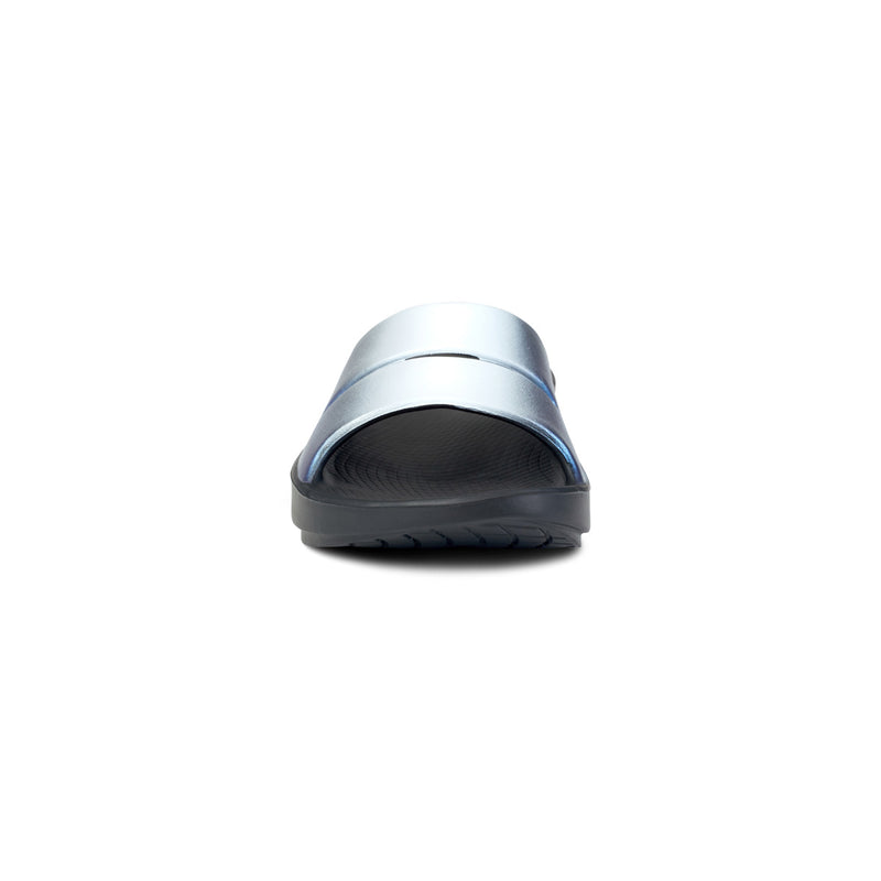OOFOS Women's OOahh Luxe Slide - Frost