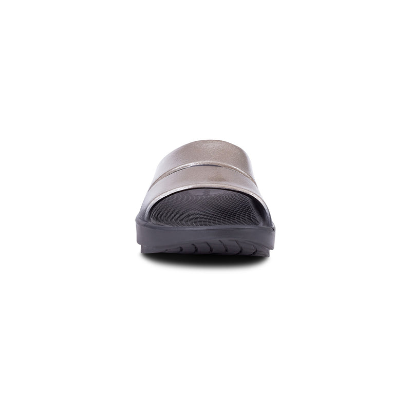 OOFOS Women's OOahh Luxe Slide - Latte