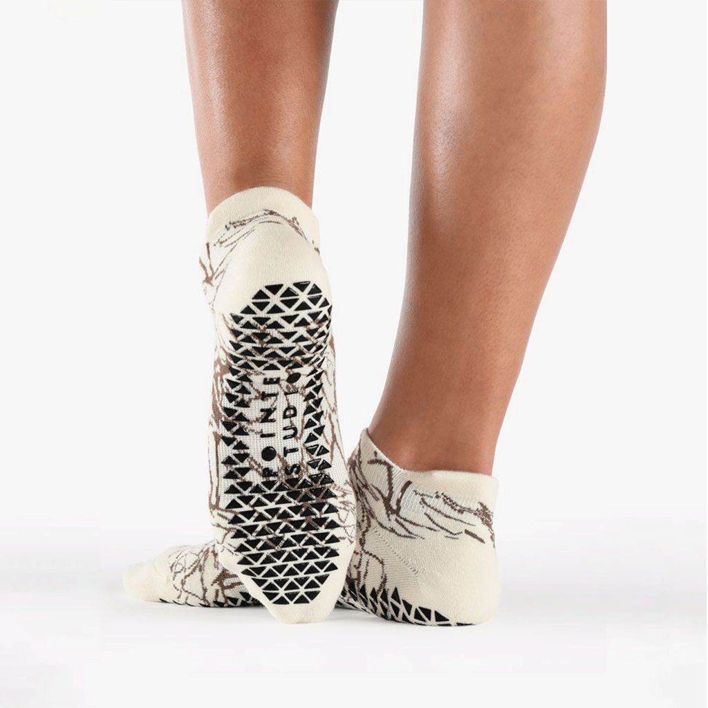 Pointe Studio Marble Strap Grip Sock