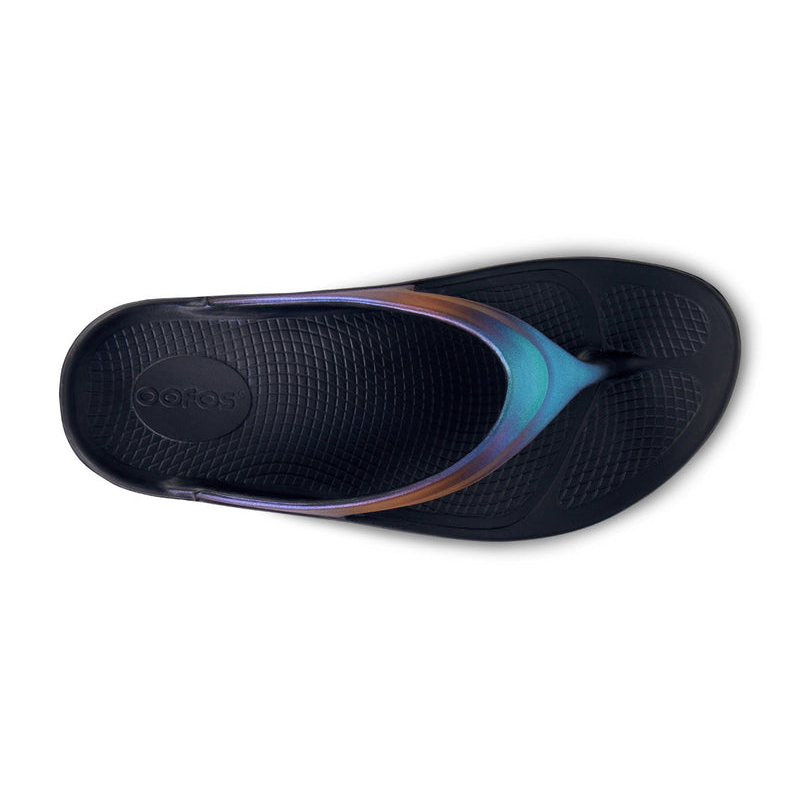 OOFOS Women's OOlala Luxe Thong - Midnight Spectre