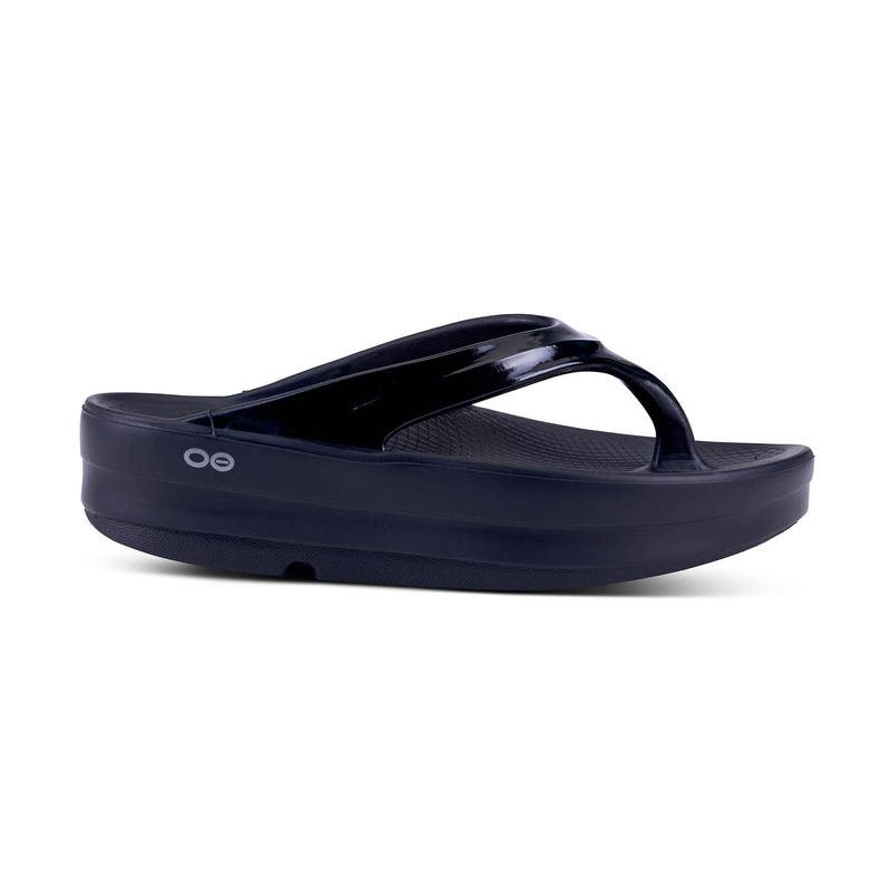 OOFOS Women's OOmega OOlala Thong - Black