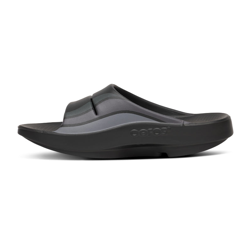 OOFOS Women's OOahh Sport Slide - Black Wave