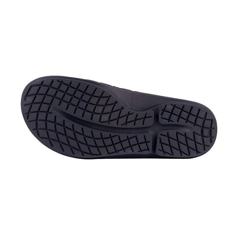 OOFOS Men's OOahh Sport Flex Slide - Black Matte