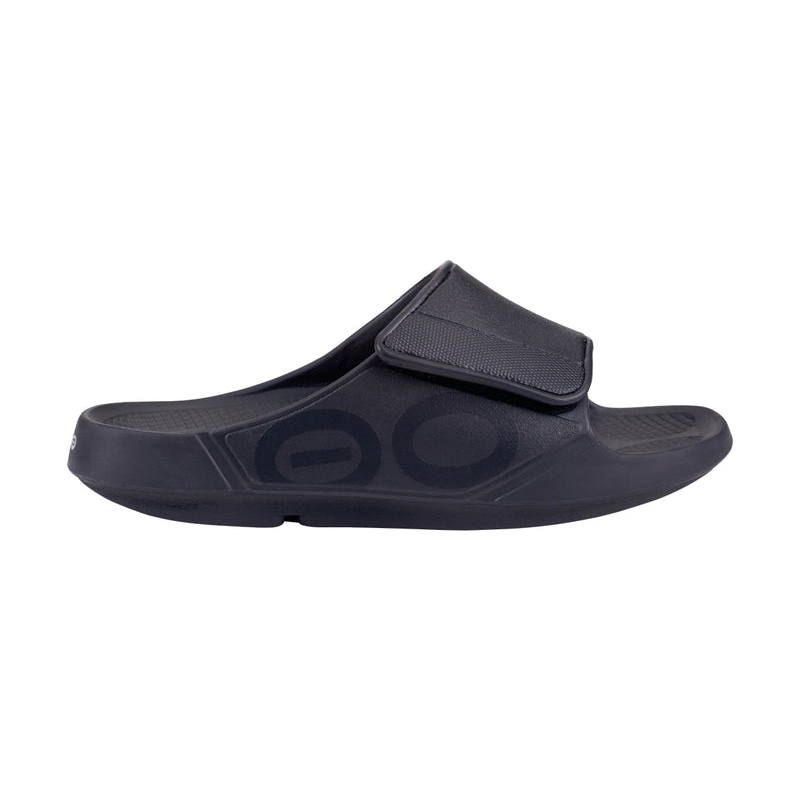 OOFOS Men's OOahh Sport Flex Slide - Black Matte