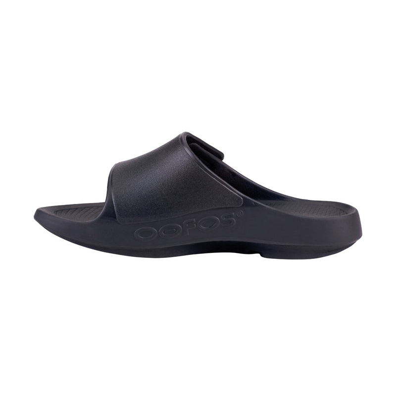 OOFOS Women's OOahh Sport Flex Slide - Black Matte