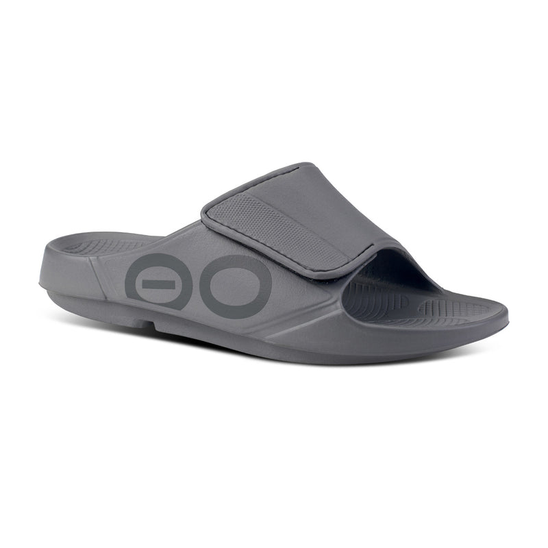 OOFOS Men's OOahh Sport Flex Slide - Slate