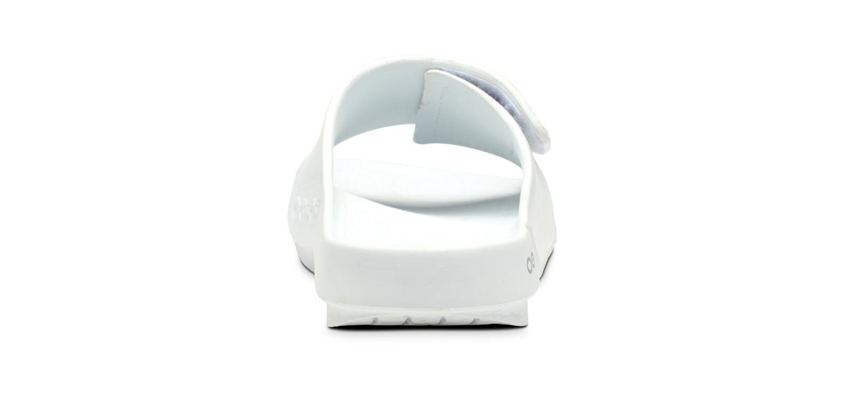 OOFOS Men&#39;s OOahh Sport Flex Slide - White