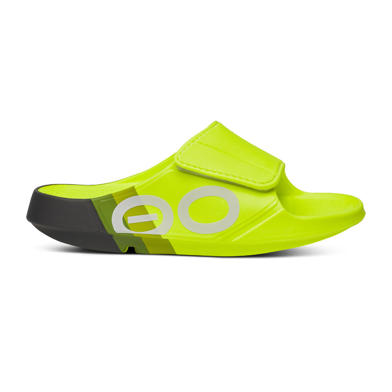 OOFOS Women's OOahh Sport Flex LTD Edition Slide - Electro Rally
