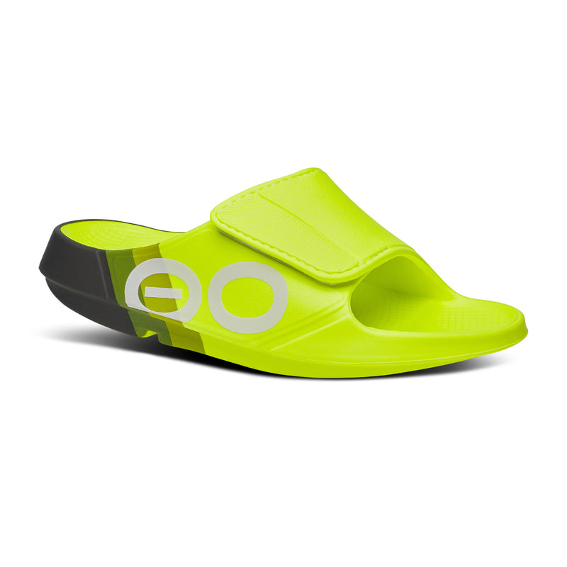 OOFOS Women's OOahh Sport Flex LTD Edition Slide - Electro Rally