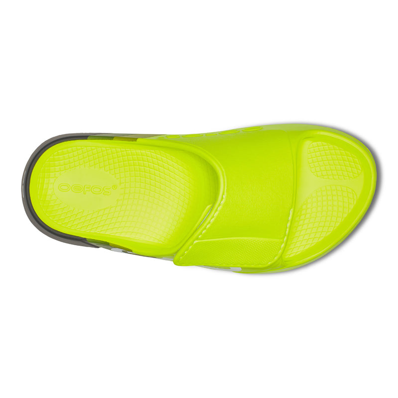 OOFOS Women's OOahh Sport Flex LTD Edition Slide - Electro Rally