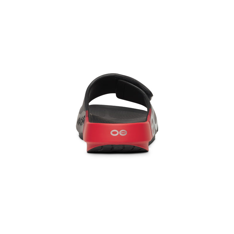 OOFOS Men's OOahh Sport Flex LTD Edition Slide - Fire Rally