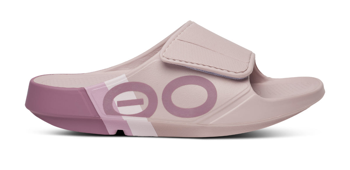 OOFOS Women&#39;s OOahh Sport Flex LTD Edition Slide - Orchid Rally