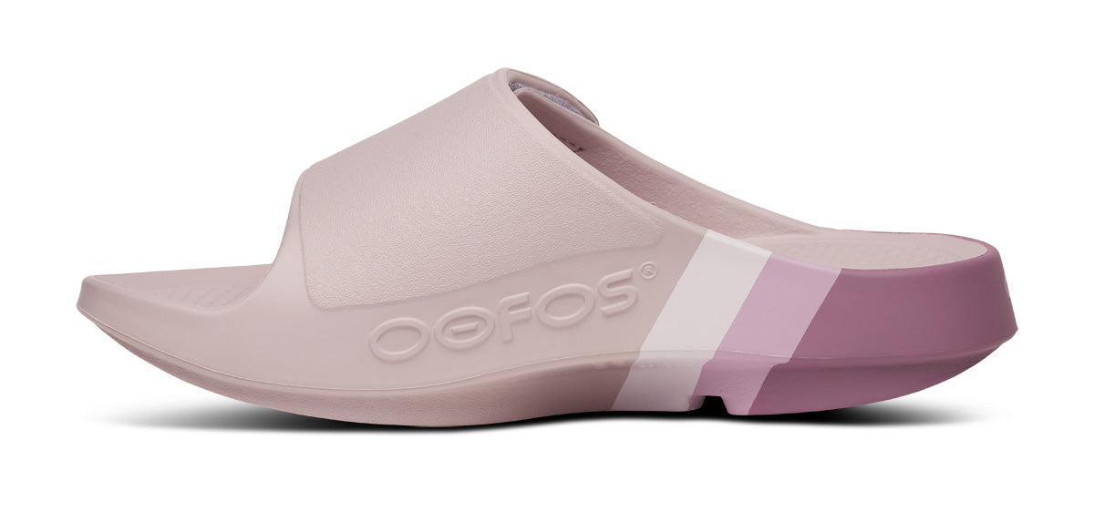 OOFOS Women&#39;s OOahh Sport Flex LTD Edition Slide - Orchid Rally