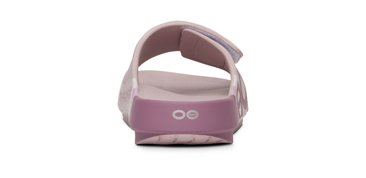 OOFOS Women&#39;s OOahh Sport Flex LTD Edition Slide - Orchid Rally