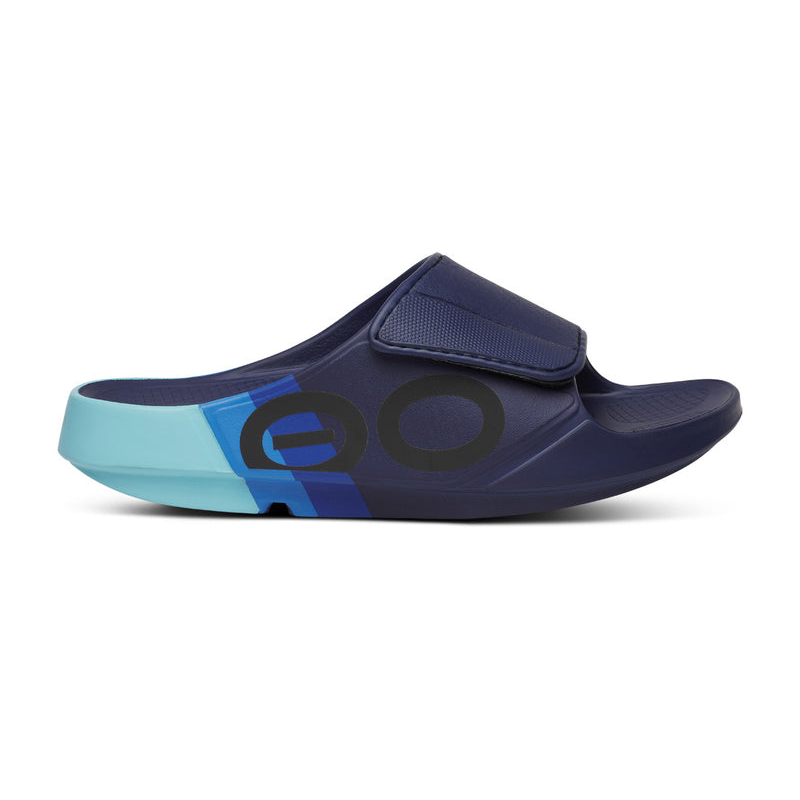 OOFOS Women's OOahh Sport Flex LTD Edition Slide - Sky Rally