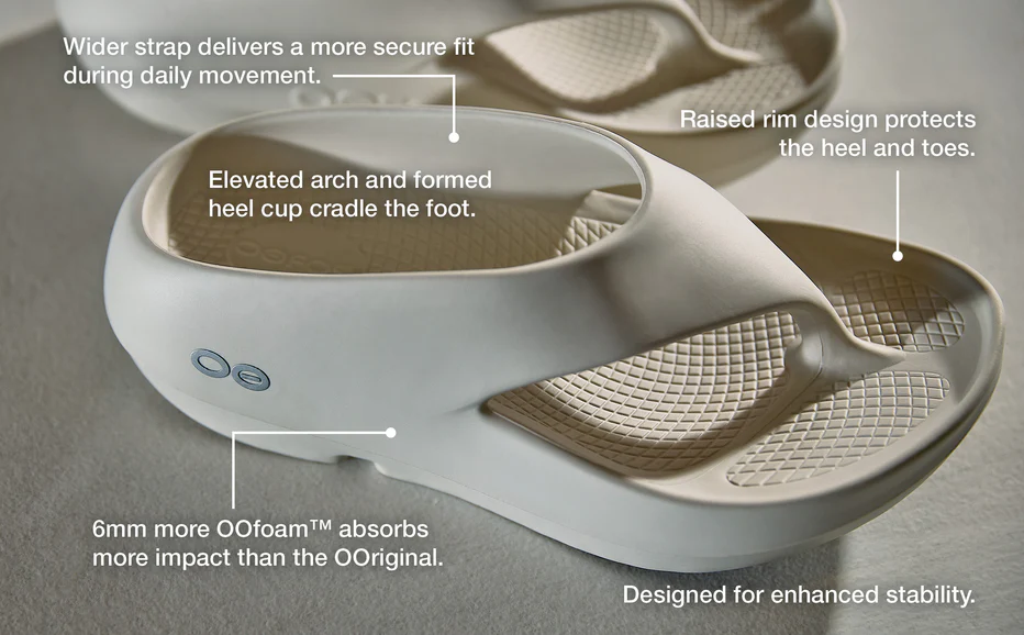 OOFOS Women's OOriginal PLUS - Chalk