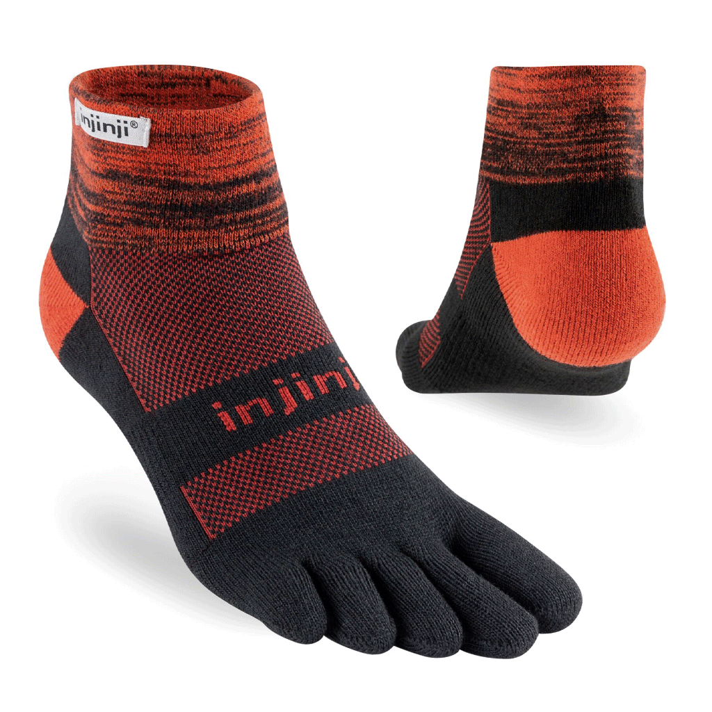 Injinji TRAIL Midweight Mini-Crew Running Socks