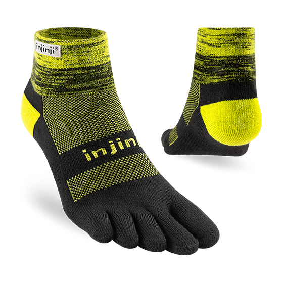 Chaussettes Injinji Spectrum Trail Midweight Mini Crew Pour Sentiers - Modèle M/L - Confort Et Performance En Randonnée