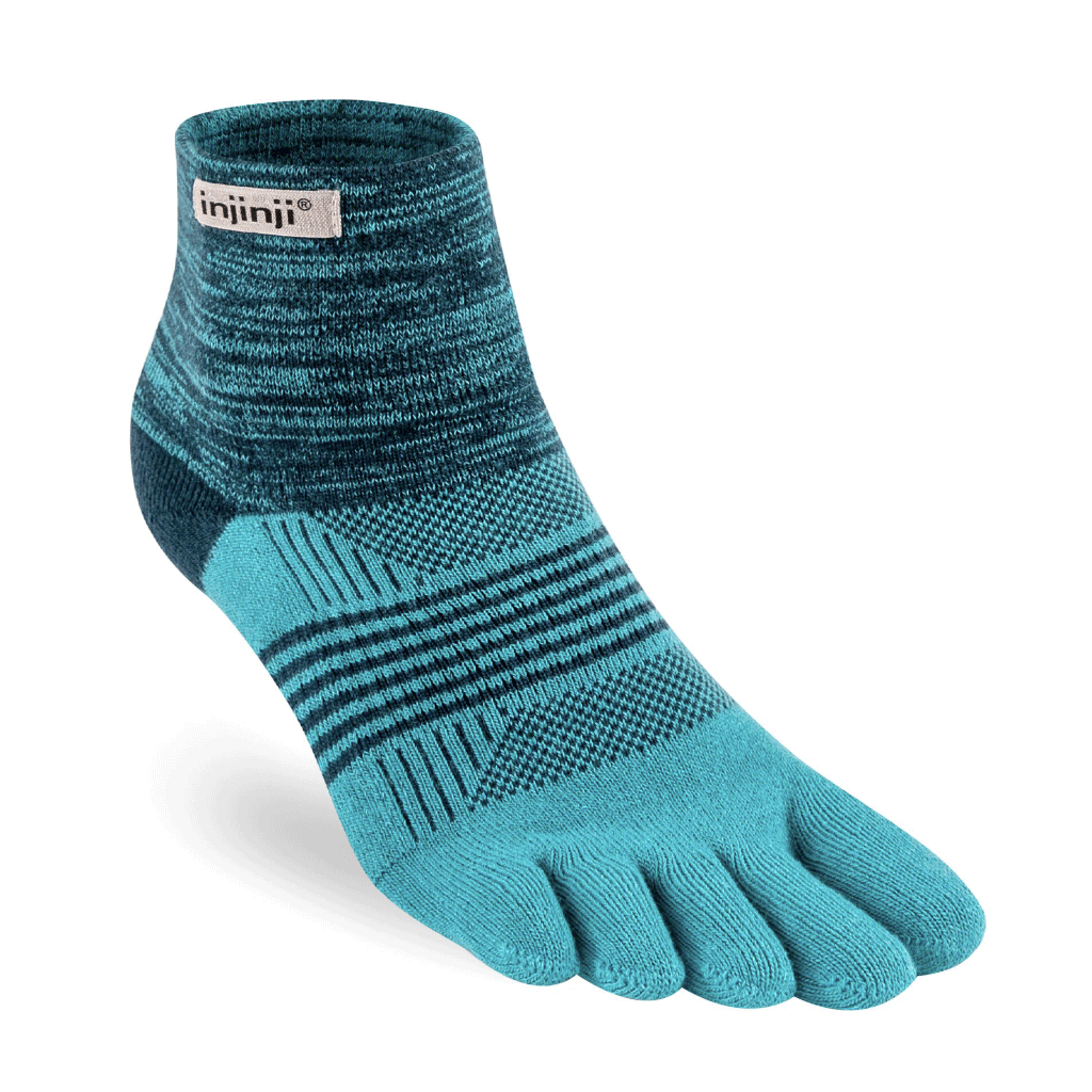 Injinji TRAIL Womens Specific Midweight Mini-Crew Running Socks - Injinji  Performance Shop