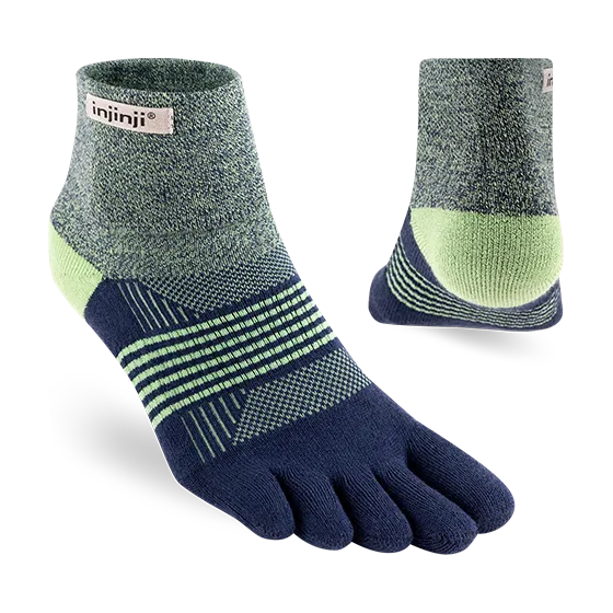 Injinji TRAIL Womens Specific Midweight Mini-Crew Running Socks