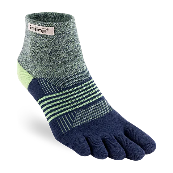 Injinji TRAIL Womens Specific Midweight Mini-Crew Running Socks