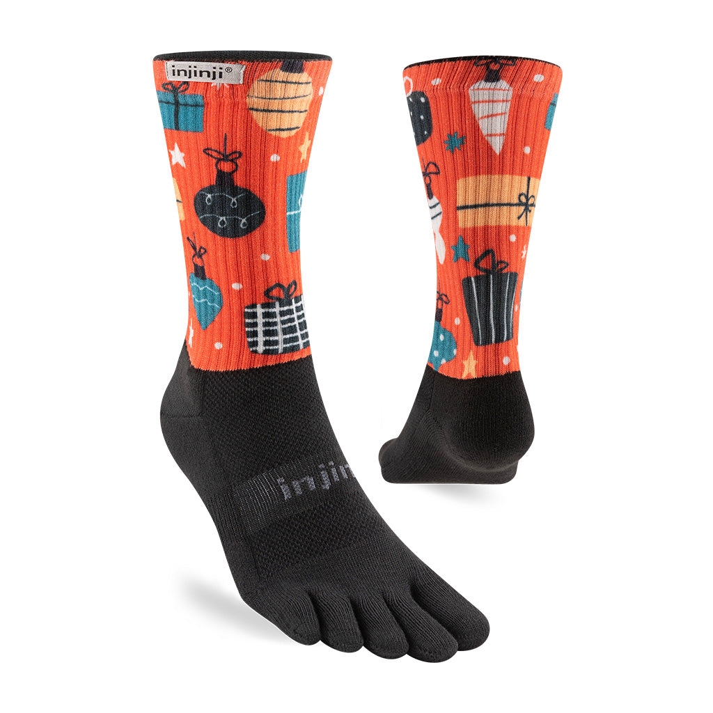 Injinji Spectrum Trail Midweight Crew Running Socks