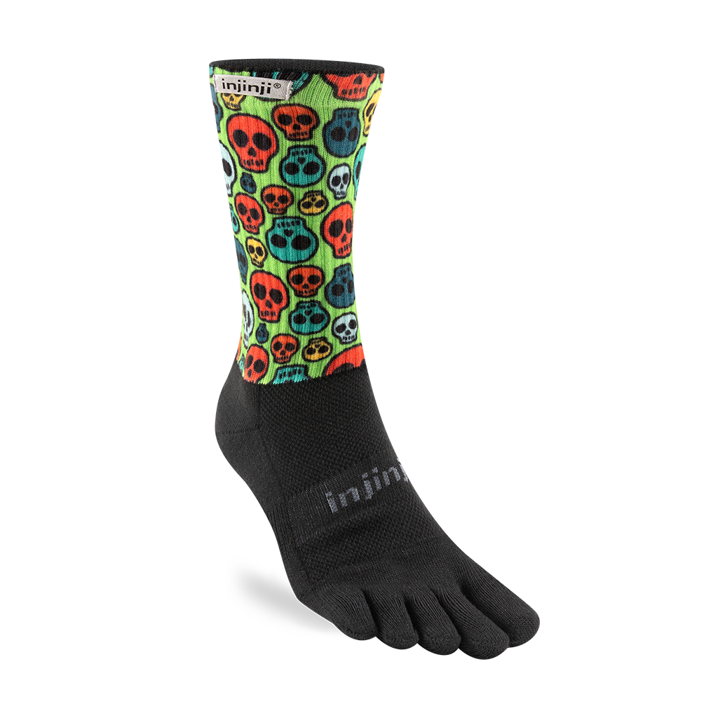 Injinji Spectrum Trail Midweight Crew Running Socks