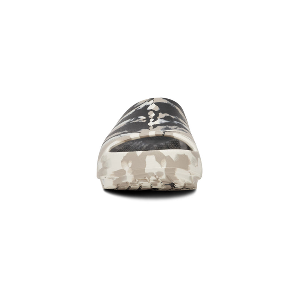OOFOS Men's OOahh PLUS - Marble Black Nomad