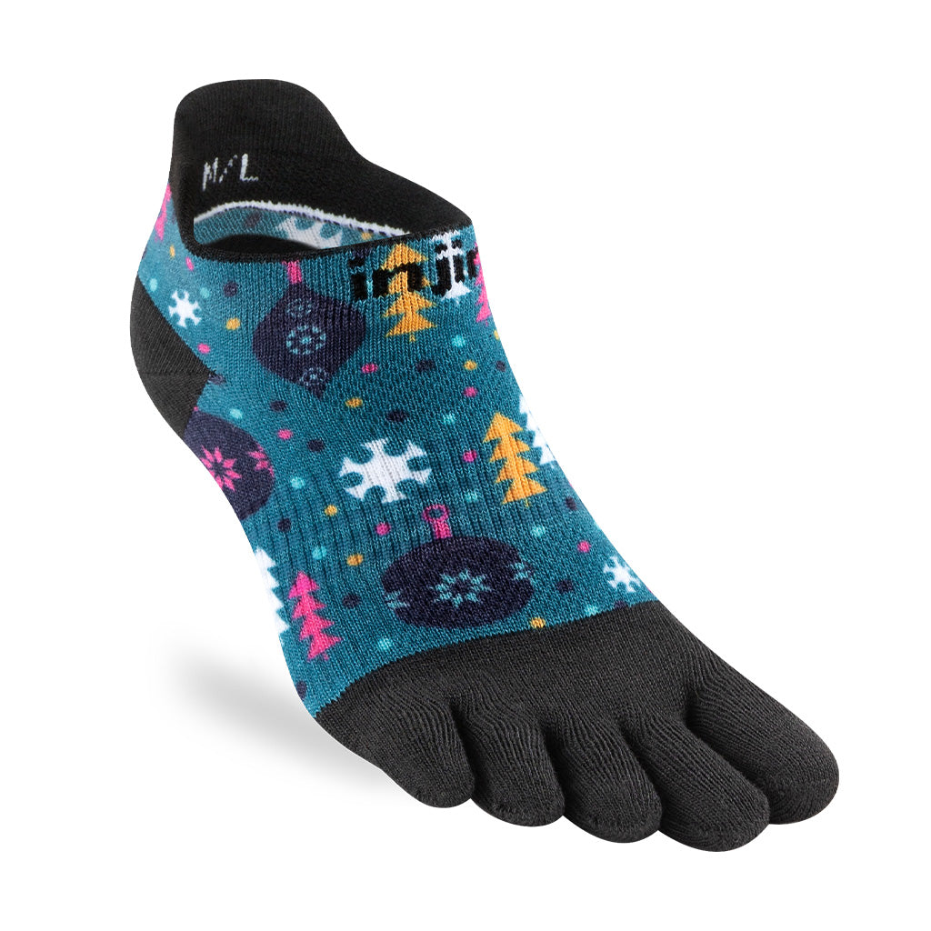 Injinji SPECTRUM Run Womens Lightweight No Show Running Socks