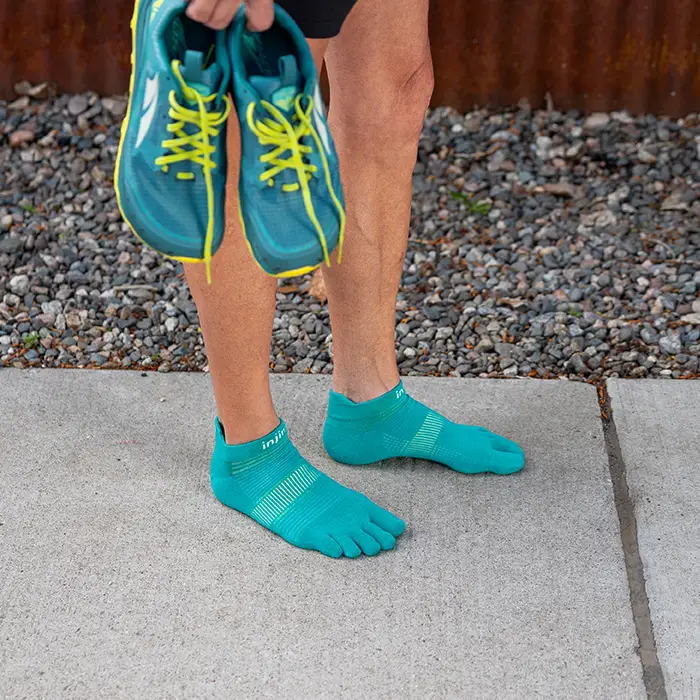 Injinji RUN Lightweight No-Show Running Socks