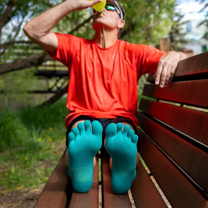 Injinji RUN Lightweight No-Show Running Socks