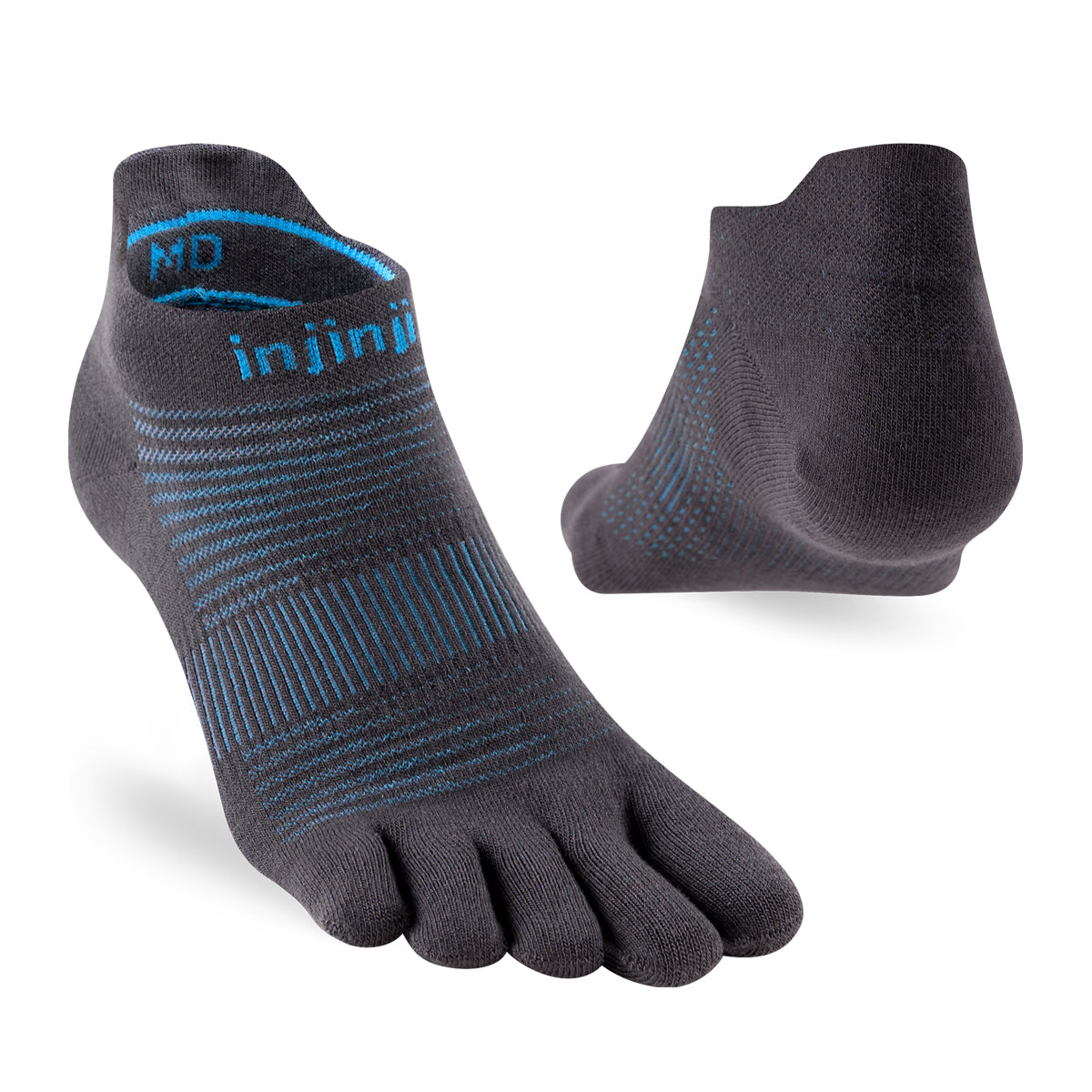 Injinji RUN Lightweight No-Show Running Socks