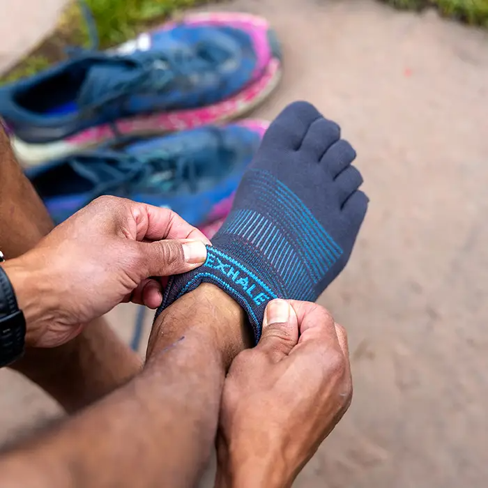 Injinji RUN Lightweight No-Show Running Socks