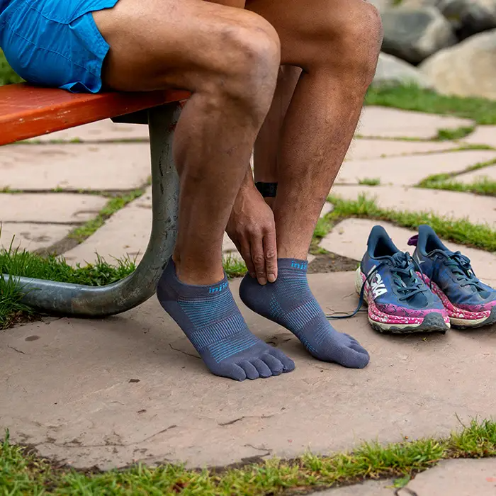 Injinji RUN Lightweight No-Show Running Socks