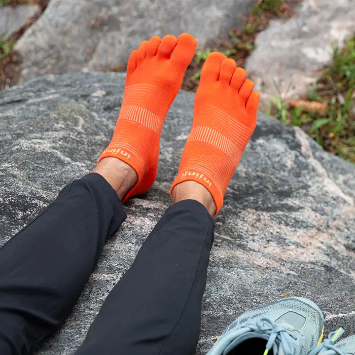 Injinji RUN Lightweight No-Show Running Socks