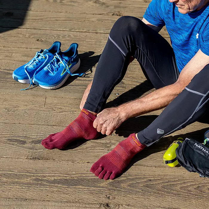 Injinji RUN Lightweight No-Show Running Socks