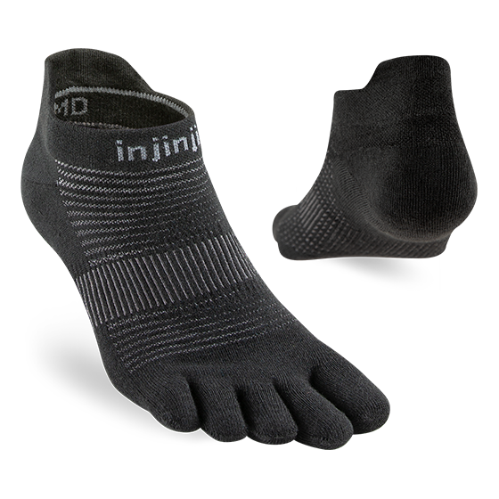 Injinji RUN Lightweight No-Show Running Socks