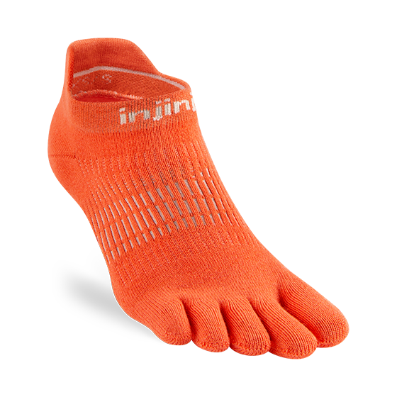 Injinji RUN Womens Lightweight No-Show Running Socks Injinji