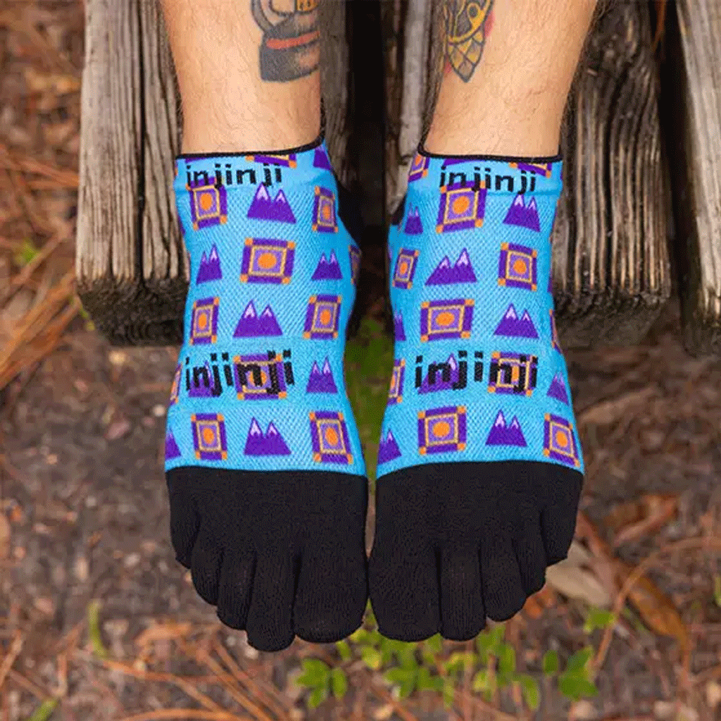 Injinji Artist Designed Men&#39;s No-Show Toesocks