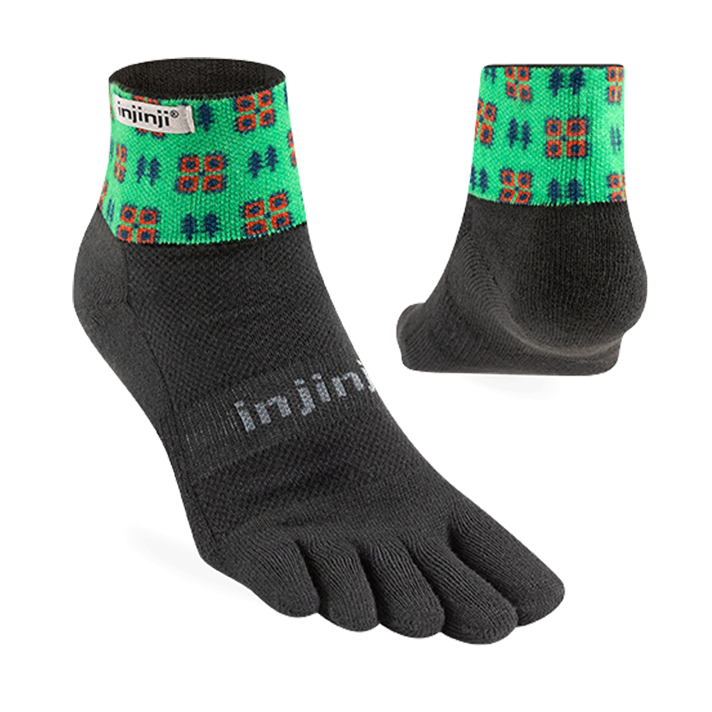 Injinji Artist Designed Men's Trail Mini-Crew Toesocks - Injinji  Performance Shop