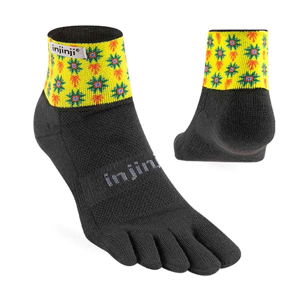 Injinji Artist Designed Men&#39;s Mini-Crew Toesocks