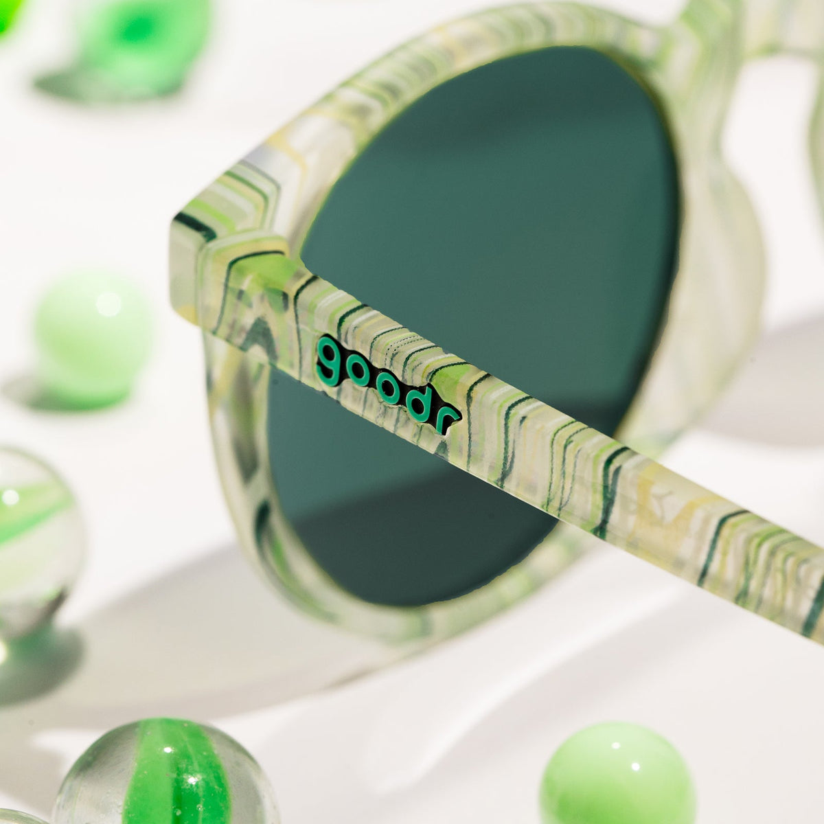 goodr Circle G Sunglasses - Marble Arts Master